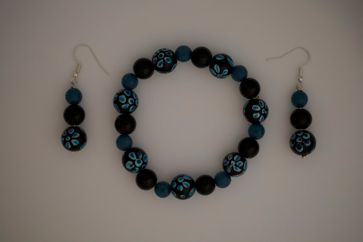 Flower Bracelet and Earrings
