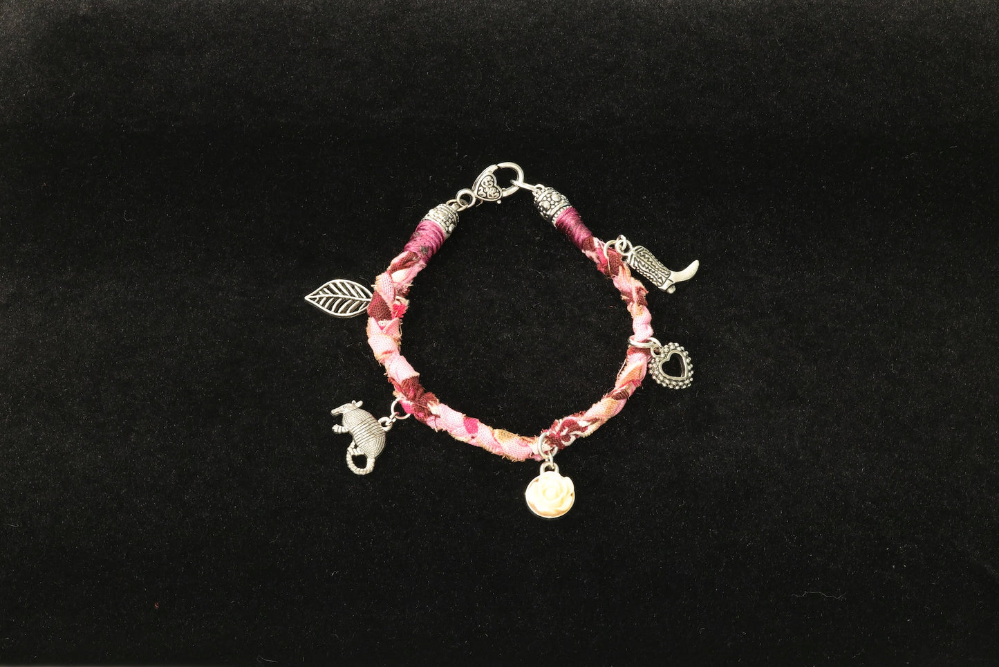 Western Charm Bracelet Silver