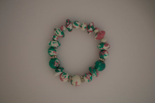 Watermelon Quartz Bracelet