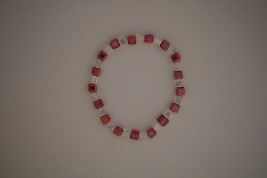 Glass Cube Bracelet